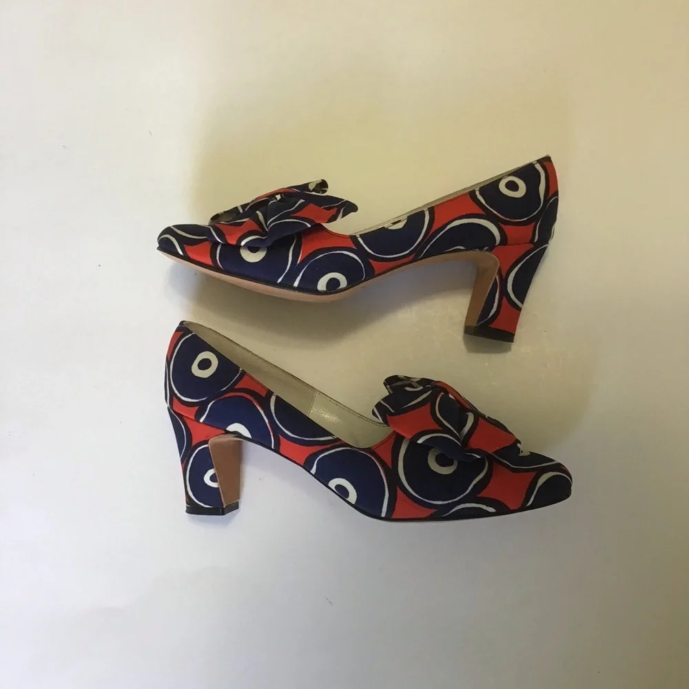 Vintage 1950’s/60’s JAFFEE’S Mijji Pumps, Red, white & blue! - Picture 6 of 14